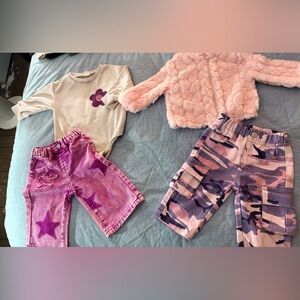 6-12 mos Baby Girl 2 Outfit Bundle